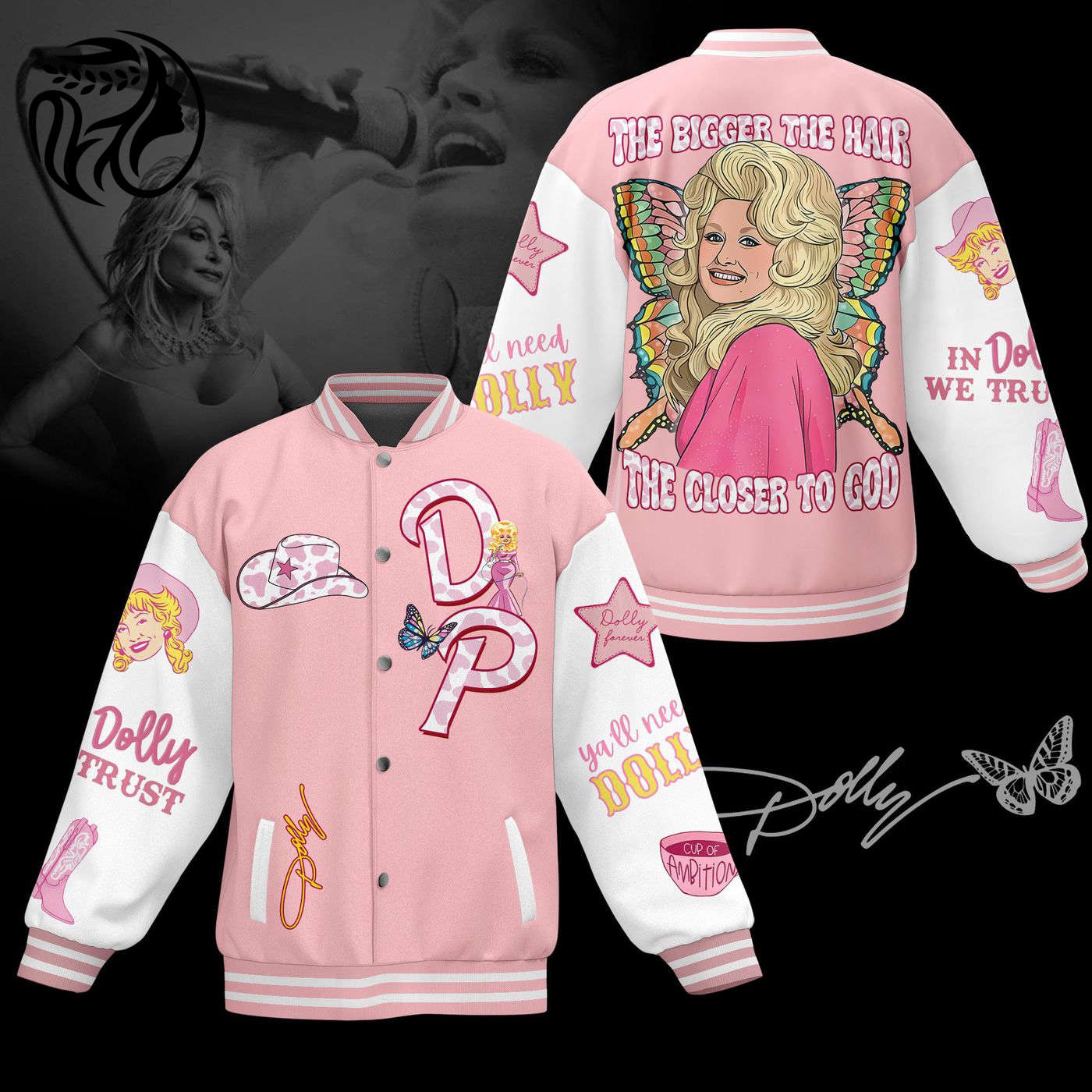 Dolly Parton New Premium Baseball Jacket Gift For Fan