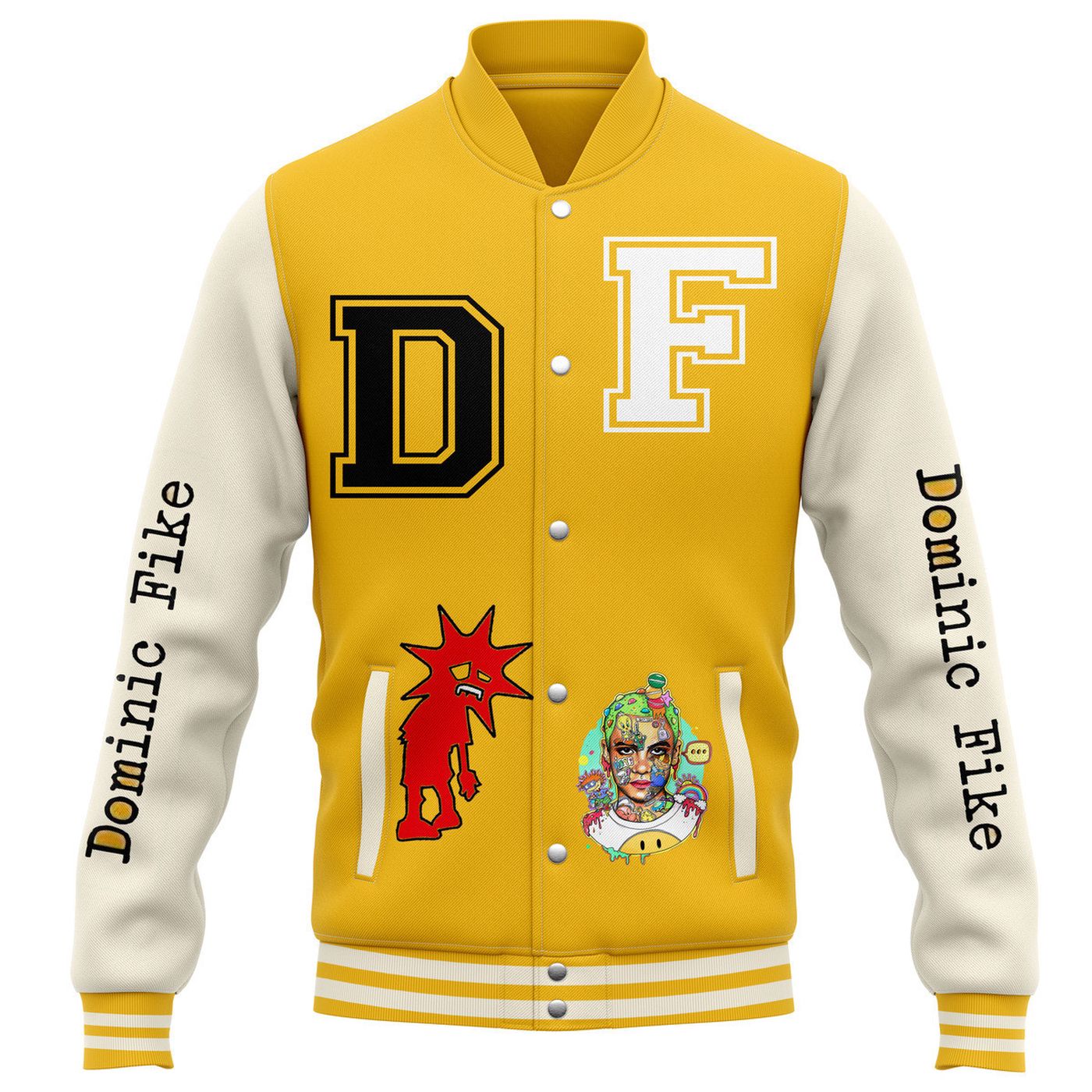 Dominic Fike New Premium Baseball Jacket Gift For Fan Dominic Fike New Premium Baseball Jacket Gift For Fan