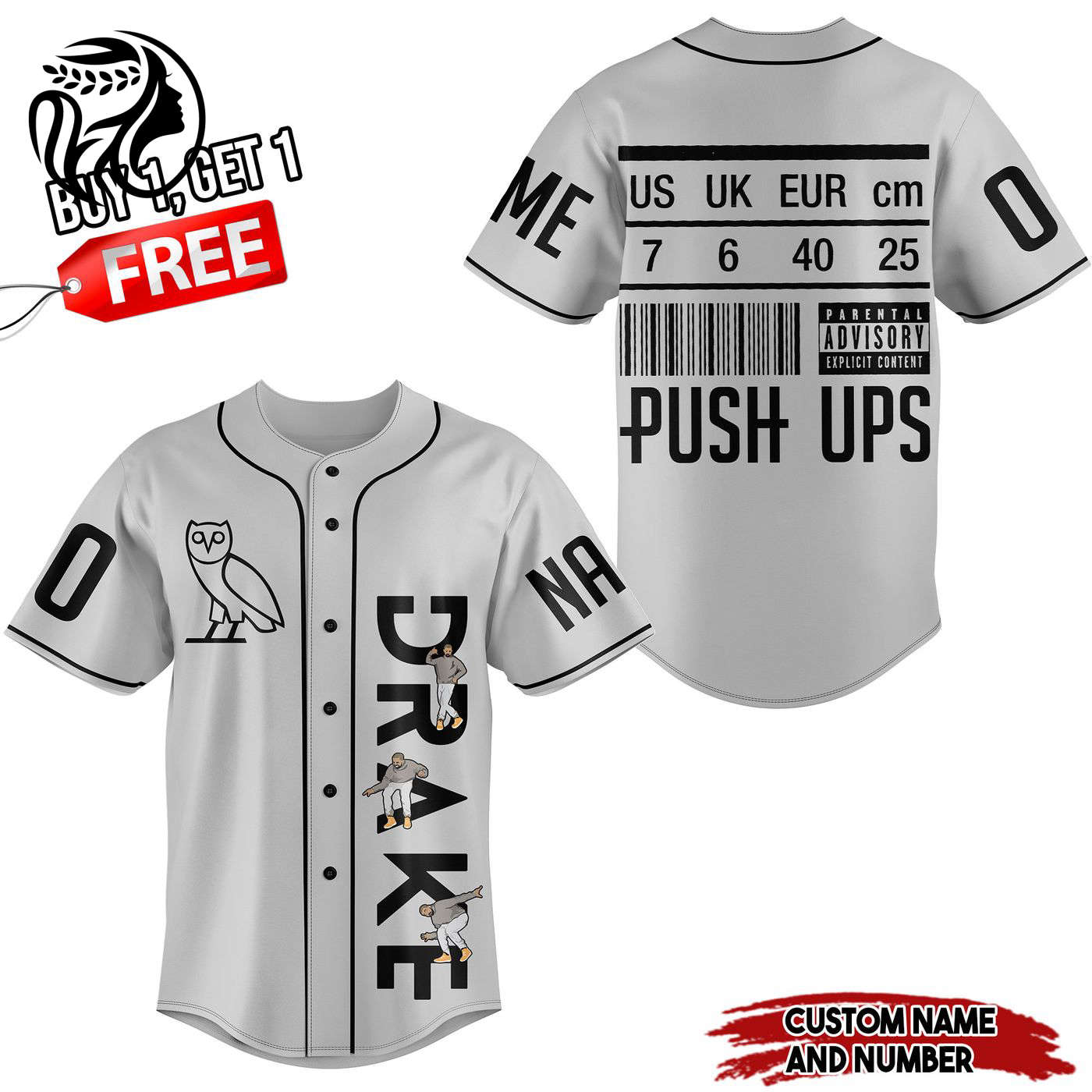 Drake Baseball Jersey For Men Women And Kids Gift