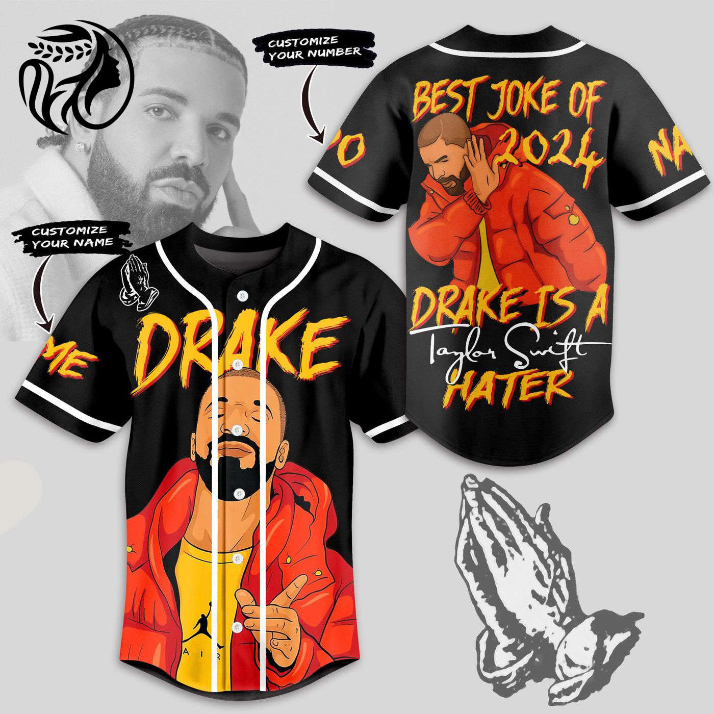 Drake Baseball Jersey For Men Women And Kids Gift