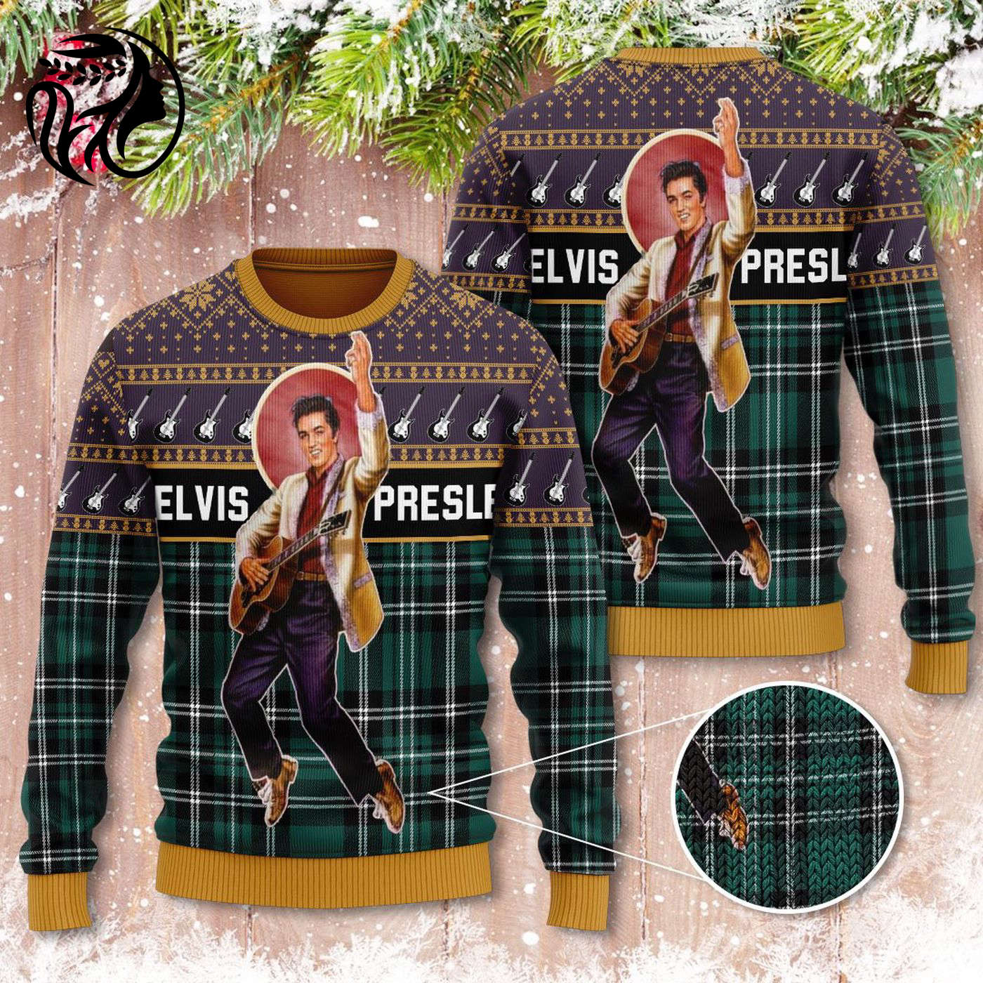 Elvis Presley 3D Ugly Sweater Gift – Gift for Men Women Christmas Day