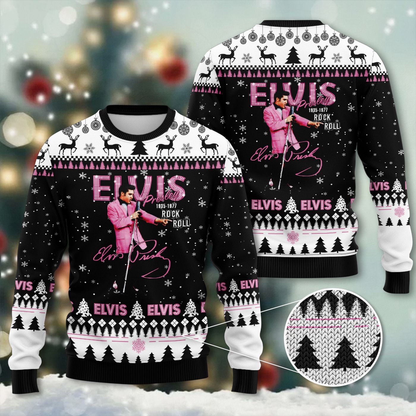 Elvis Presley 3D Ugly Sweater Gift – Gift for Men Women Christmas Day