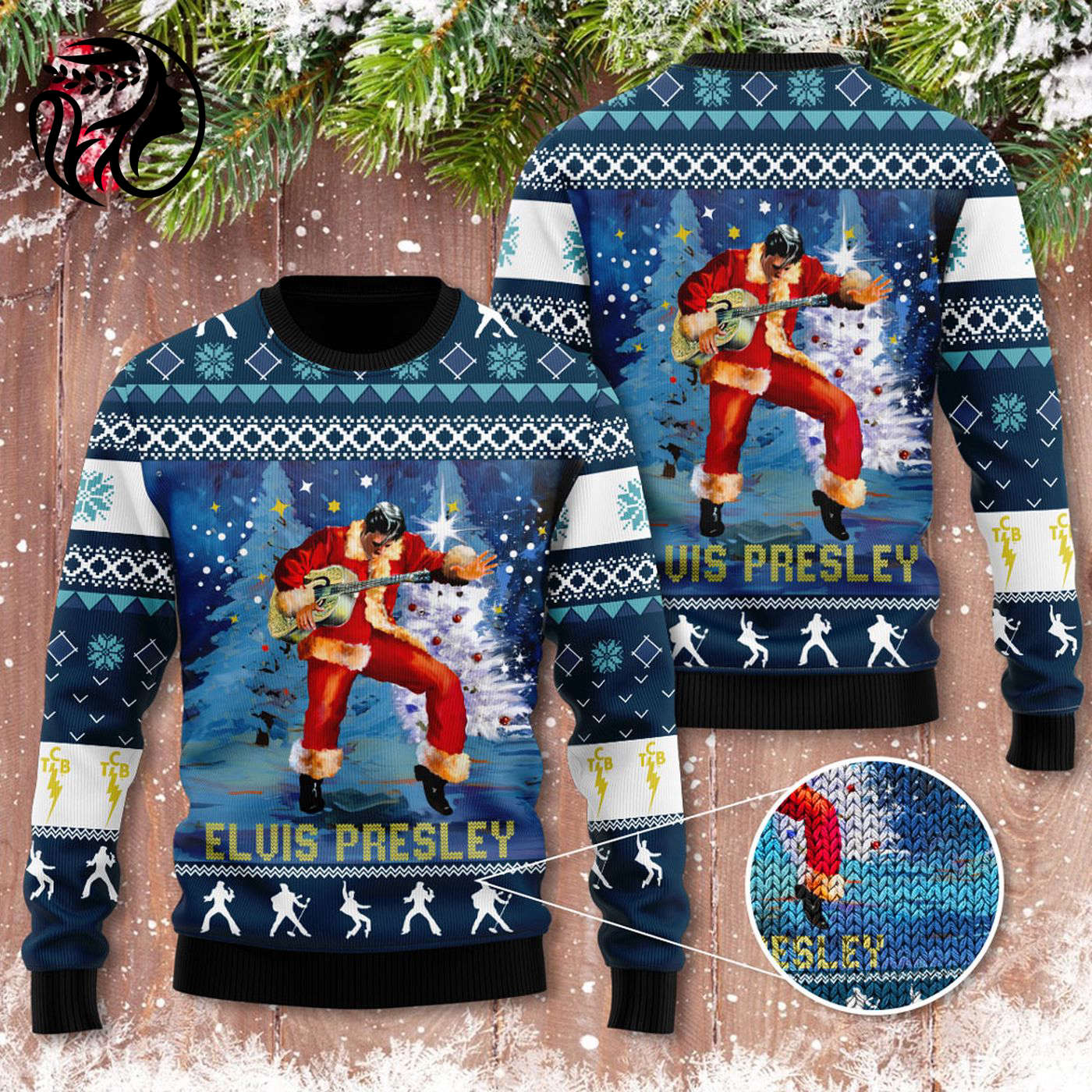 Elvis Presley 3D Ugly Sweater Gift – Gift for Men Women Christmas Day