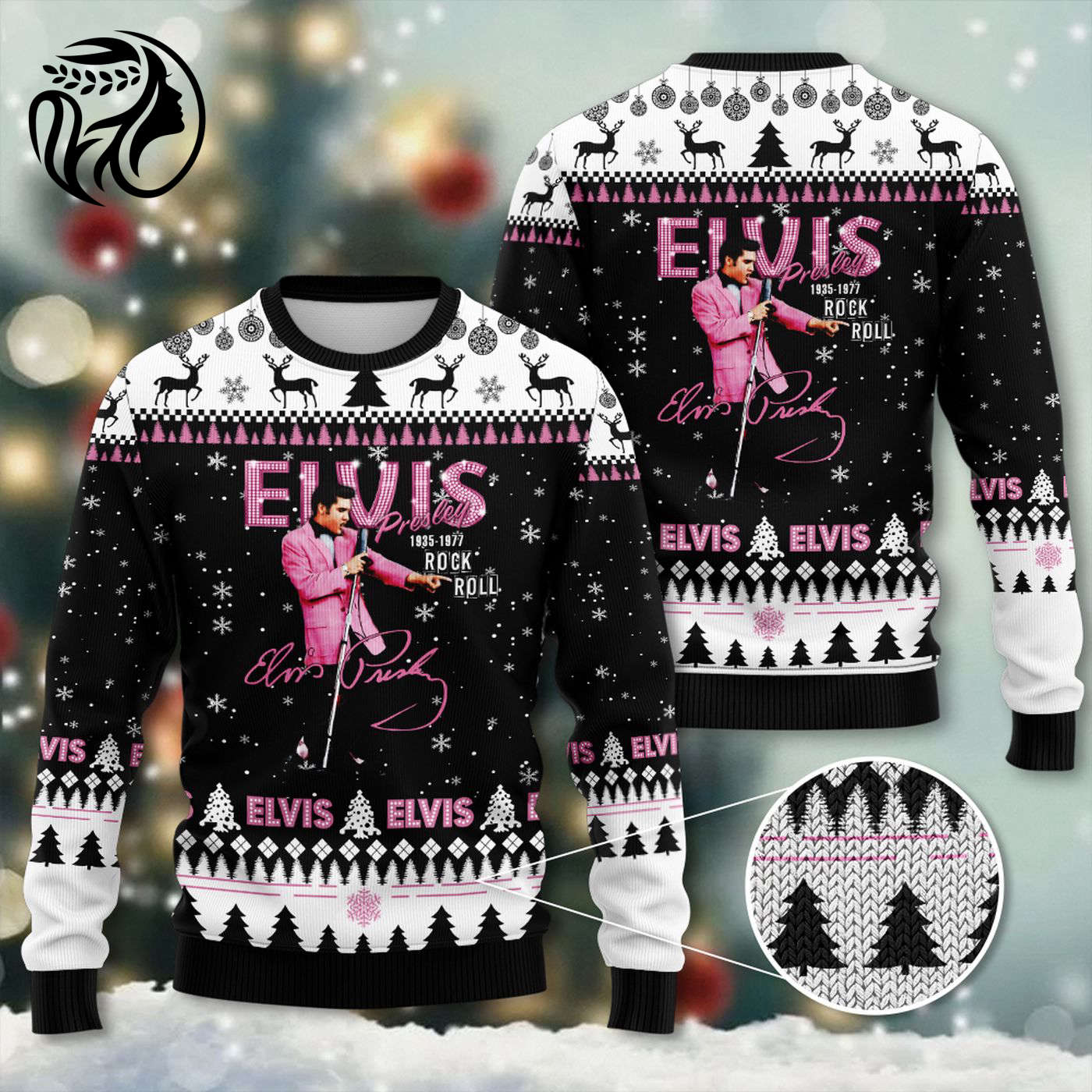 Elvis Presley 3D Ugly Sweater Gift – Gift for Men Women Christmas Day