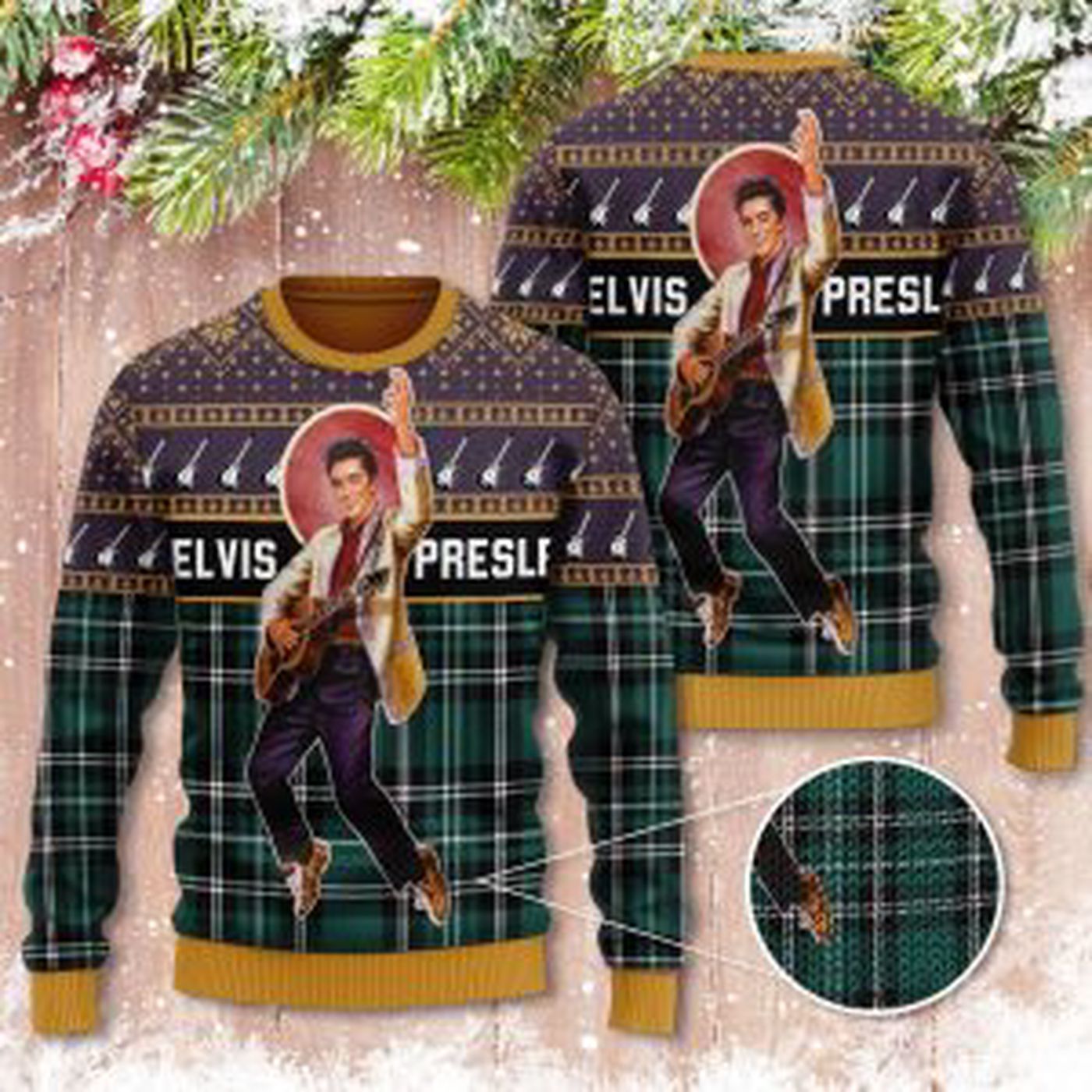 Elvis Presley 3D Ugly Sweater Gift – Gift for Men Women Christmas Day