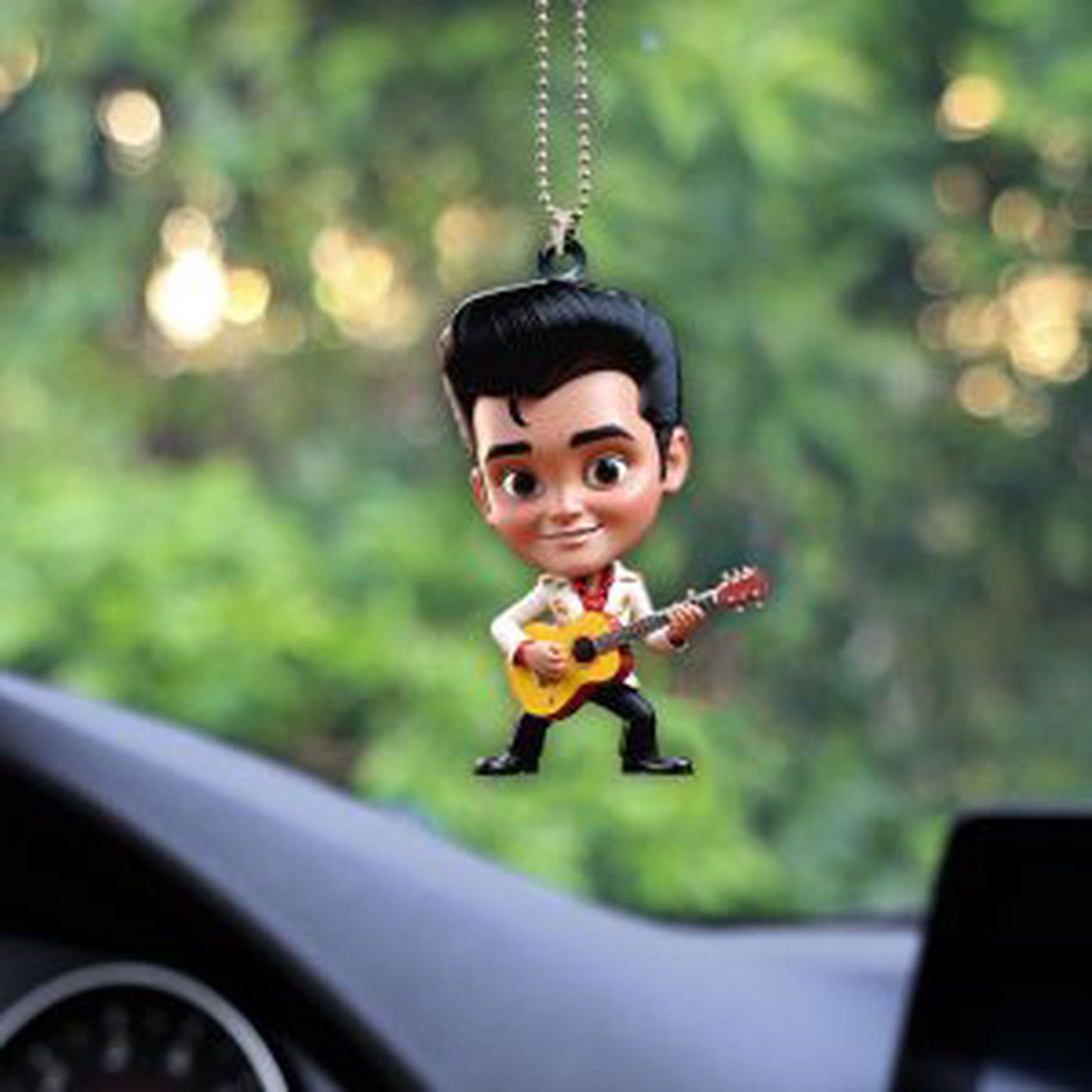 Elvis Presley Custom Shape 1-sided Acrylic Car Ornament Gift.2