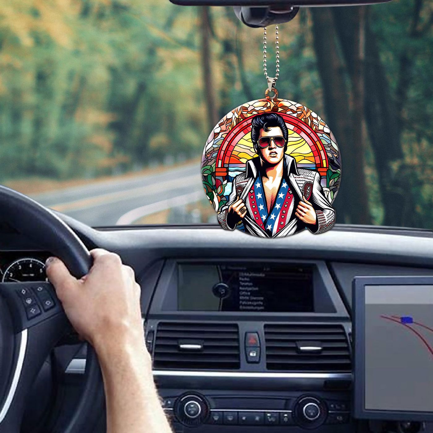 Elvis Presley Custom Shape 1-sided Acrylic Car Ornament Elvis Presley Custom Shape 1-sided Acrylic Car Ornament