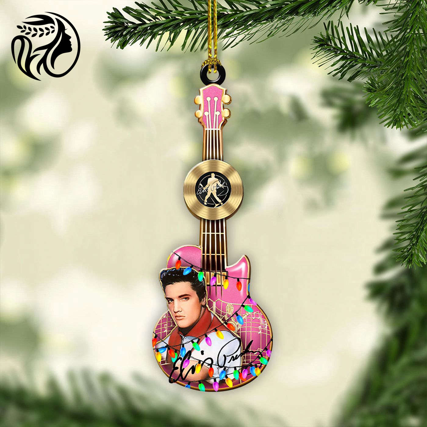 Elvis Presley Custom Shape 1-sided Acrylic Ornament Gift