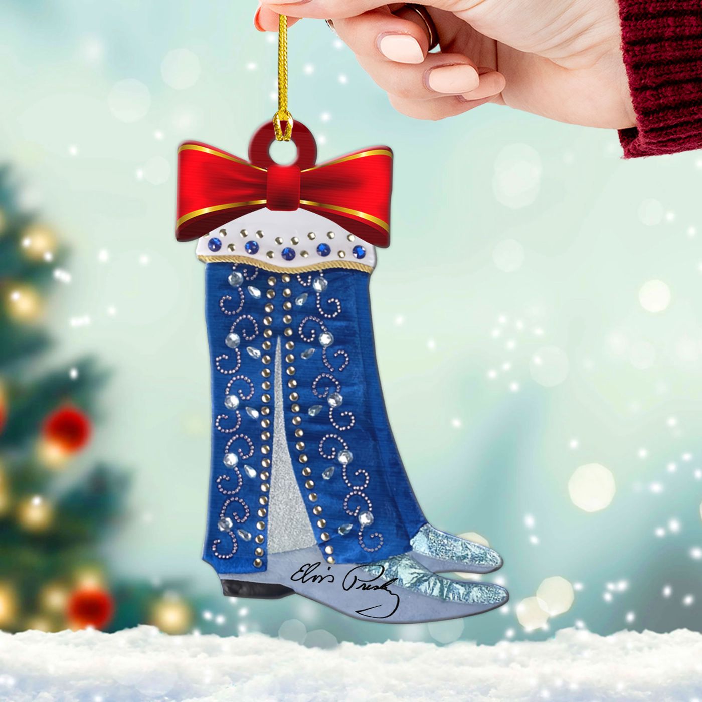 Elvis Presley Custom Shape 1-sided Acrylic Ornament Gift