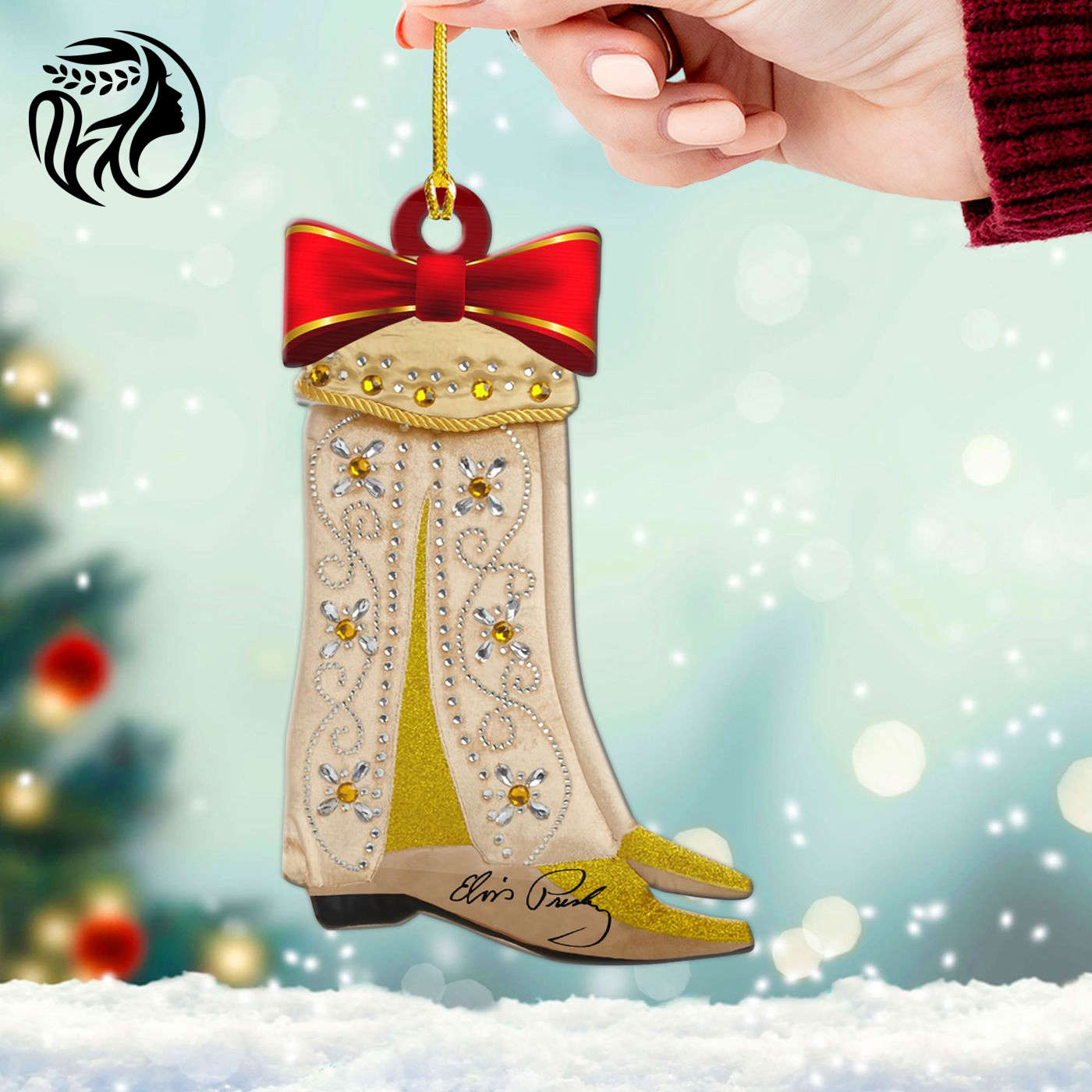 Elvis Presley Custom Shape 1-sided Acrylic Ornament Gift