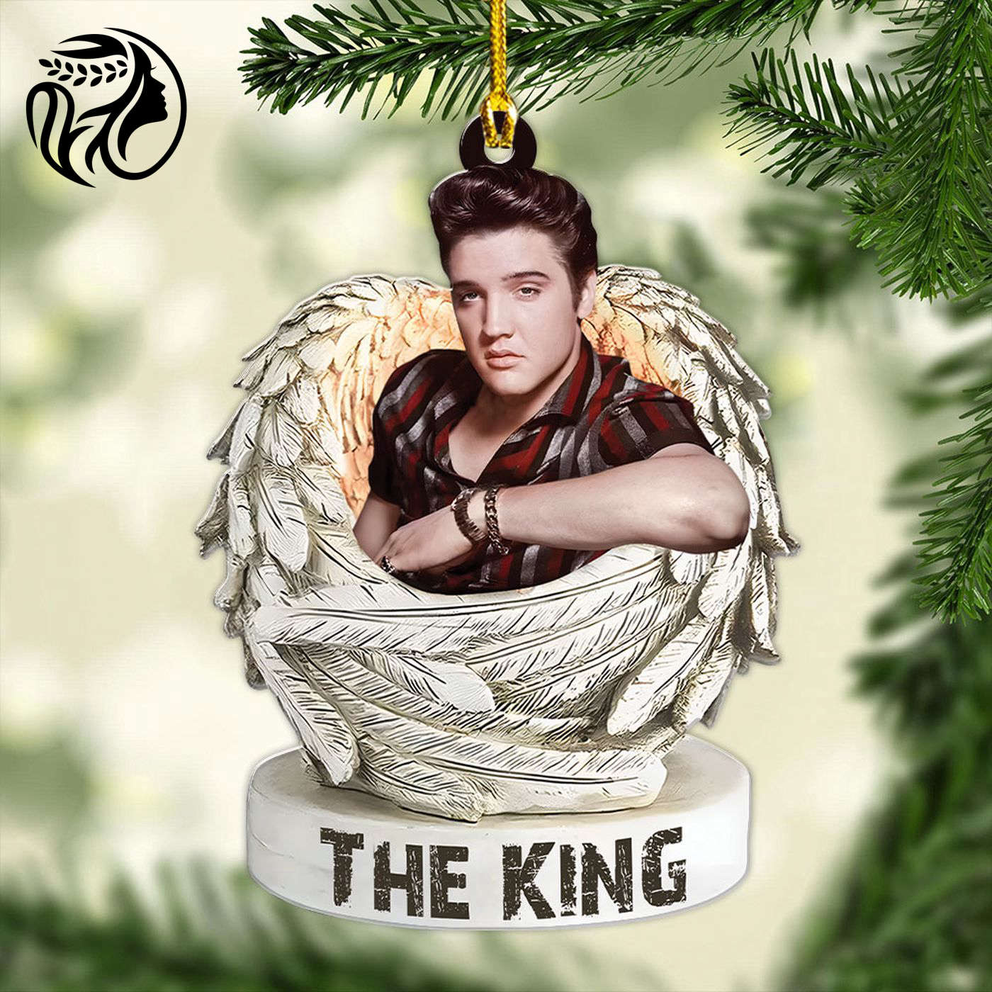 Elvis Presley Custom Shape 1-sided Acrylic Ornament Gift