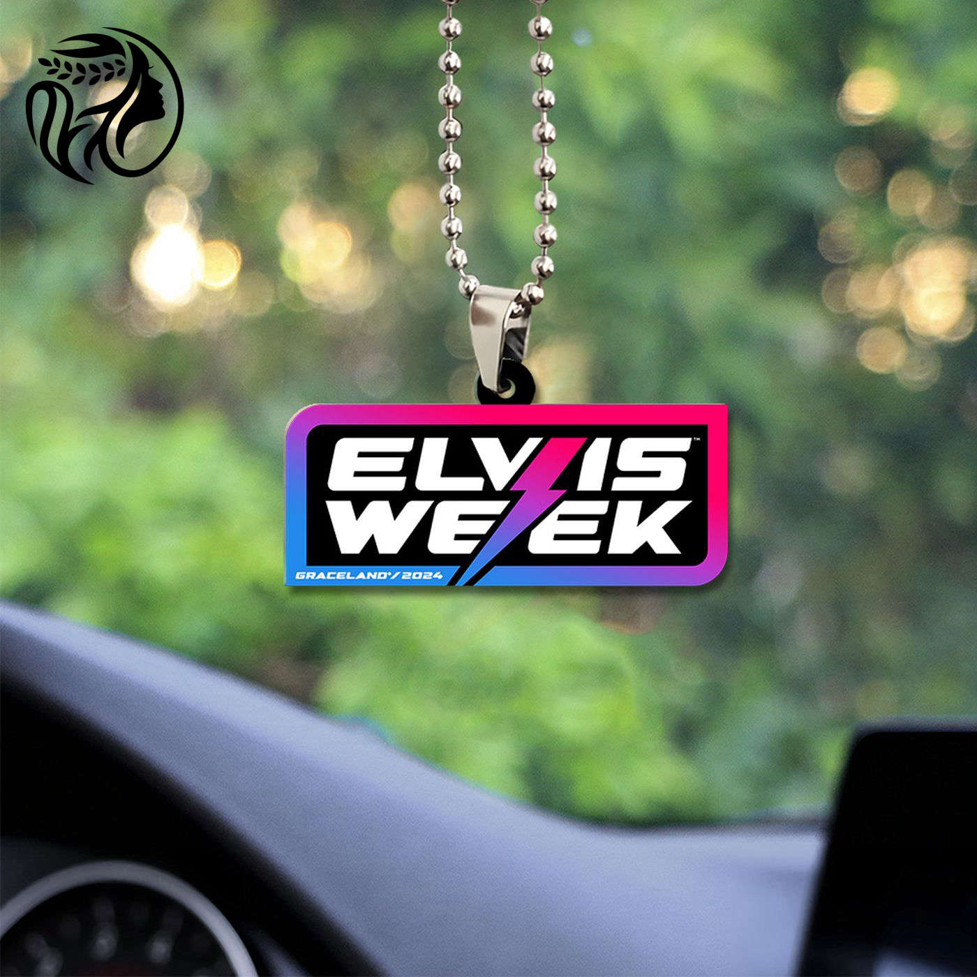 Elvis Presley Custom Shape-sided Acrylic Car OrnamentGift
