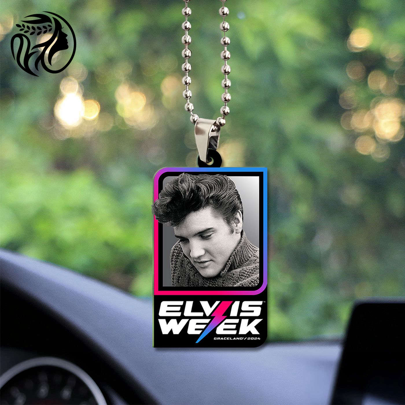 Elvis Presley Custom Shape-sided Acrylic Car OrnamentGift