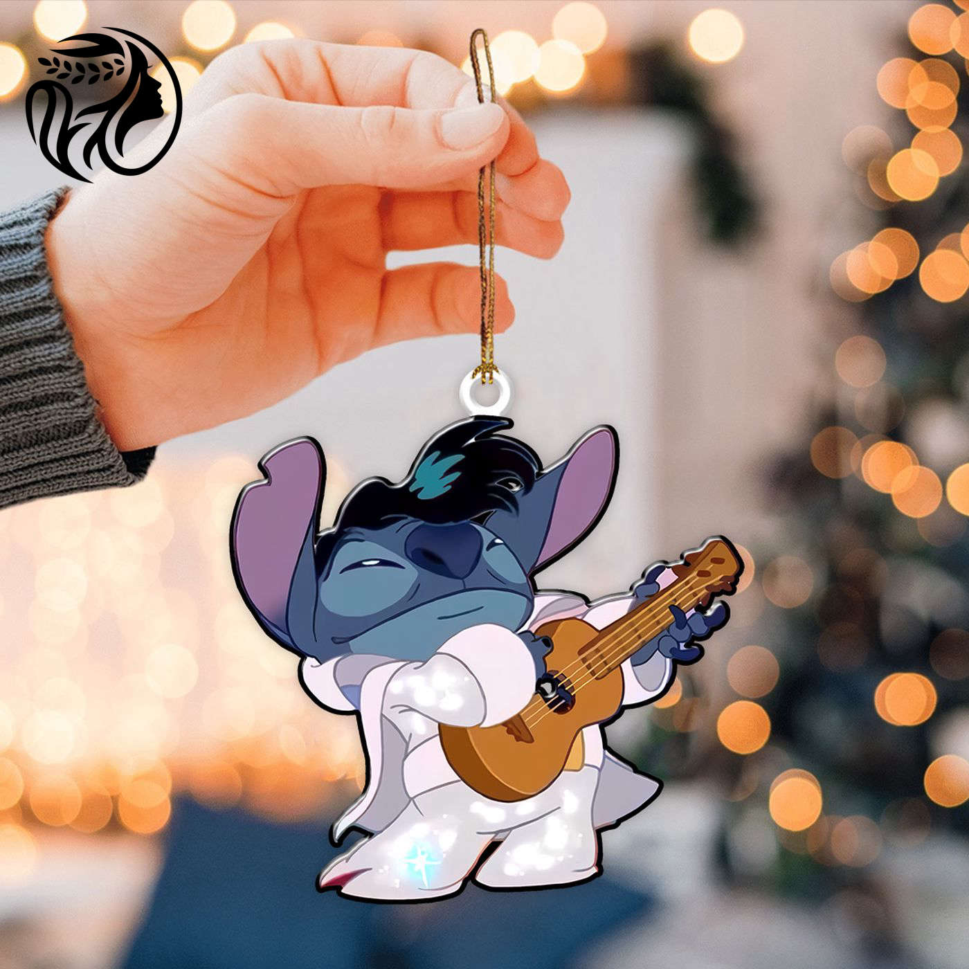 Elvis Presley Custom Shape 2-sided Acrylic Ornament  – Gift for Christmas Day