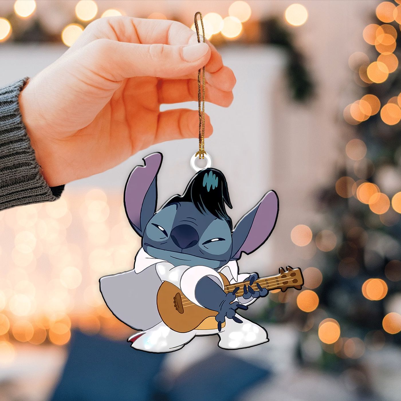 Elvis Presley Custom Shape 2-sided Acrylic Ornament  – Gift for Christmas Day