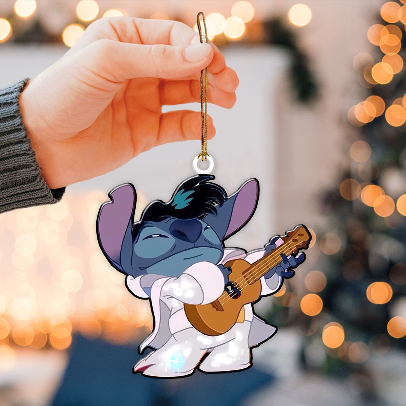 Elvis Presley Custom Shape 2-sided Acrylic Ornament  – Gift for Christmas Day