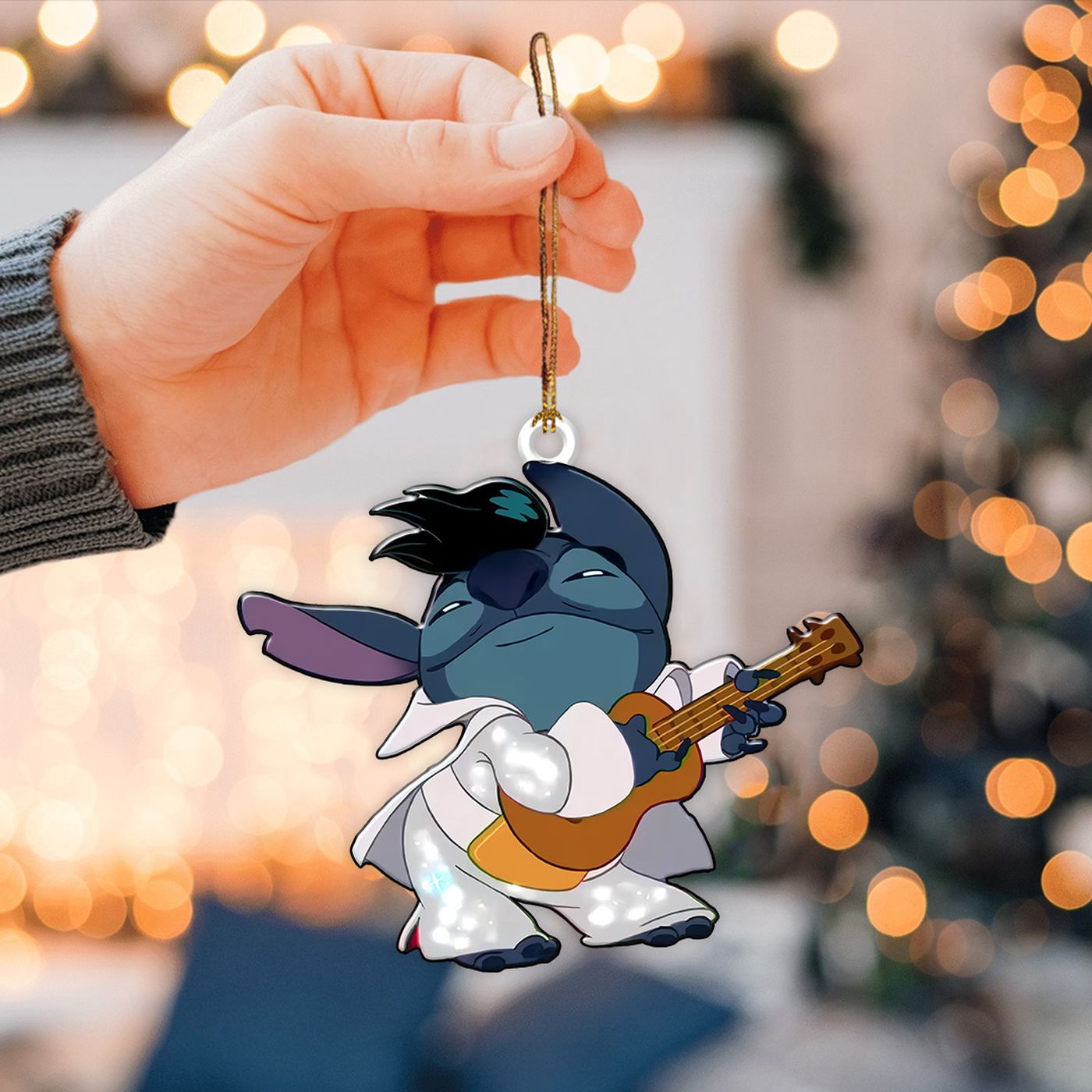 Elvis Presley Custom Shape 2-sided Acrylic Ornament  – Gift for Christmas Day