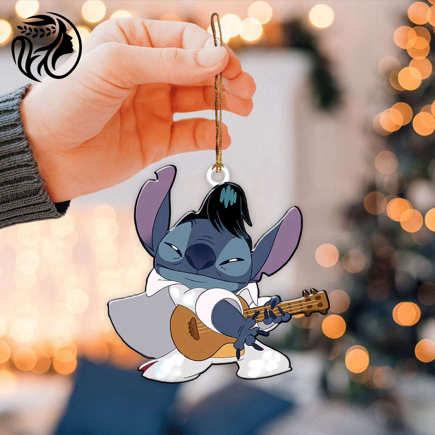 Elvis Presley Custom Shape 2-sided Acrylic Ornament  – Gift for Christmas Day