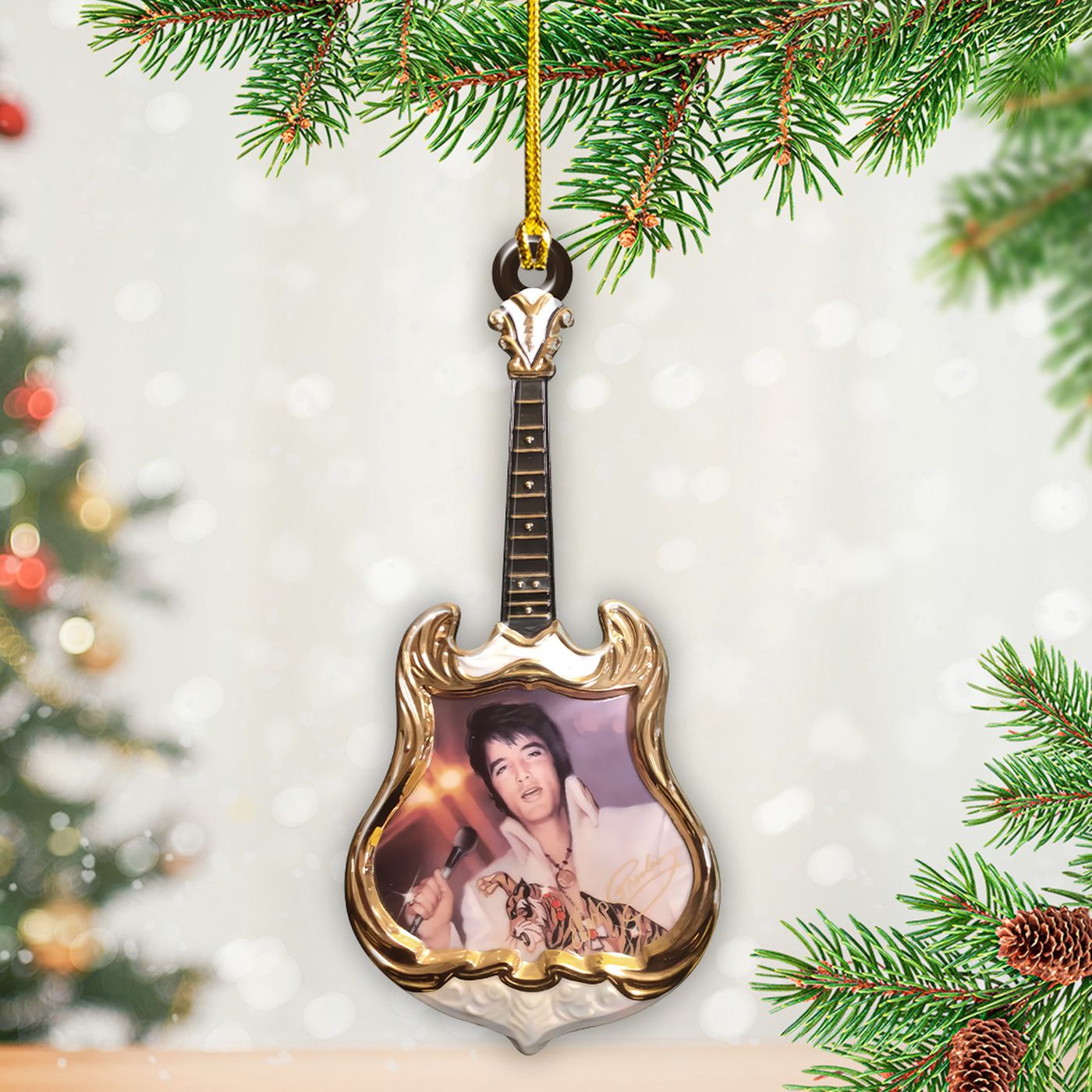 Elvis Presley Custom Shape 2-sided Acrylic Ornament Gift.1