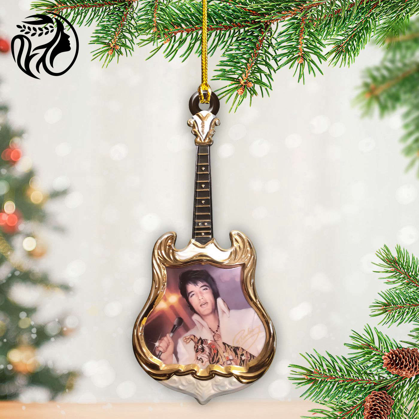 Elvis Presley Custom Shape 2-sided Acrylic Ornament Gift.1