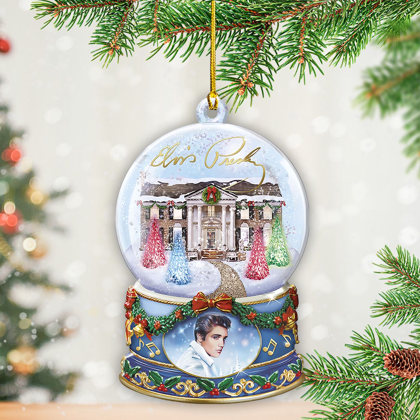 Elvis Presley Custom Shape 2-sided Acrylic Ornament Gift