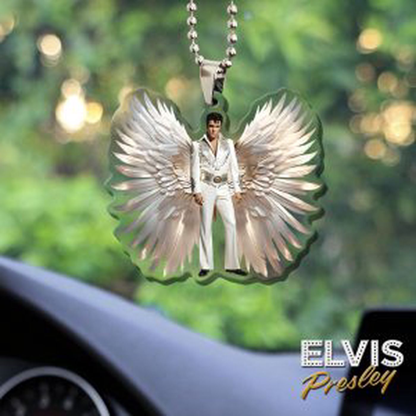 Elvis Presley Custom shape Clear 1-sided Acrylic Car Ornament
