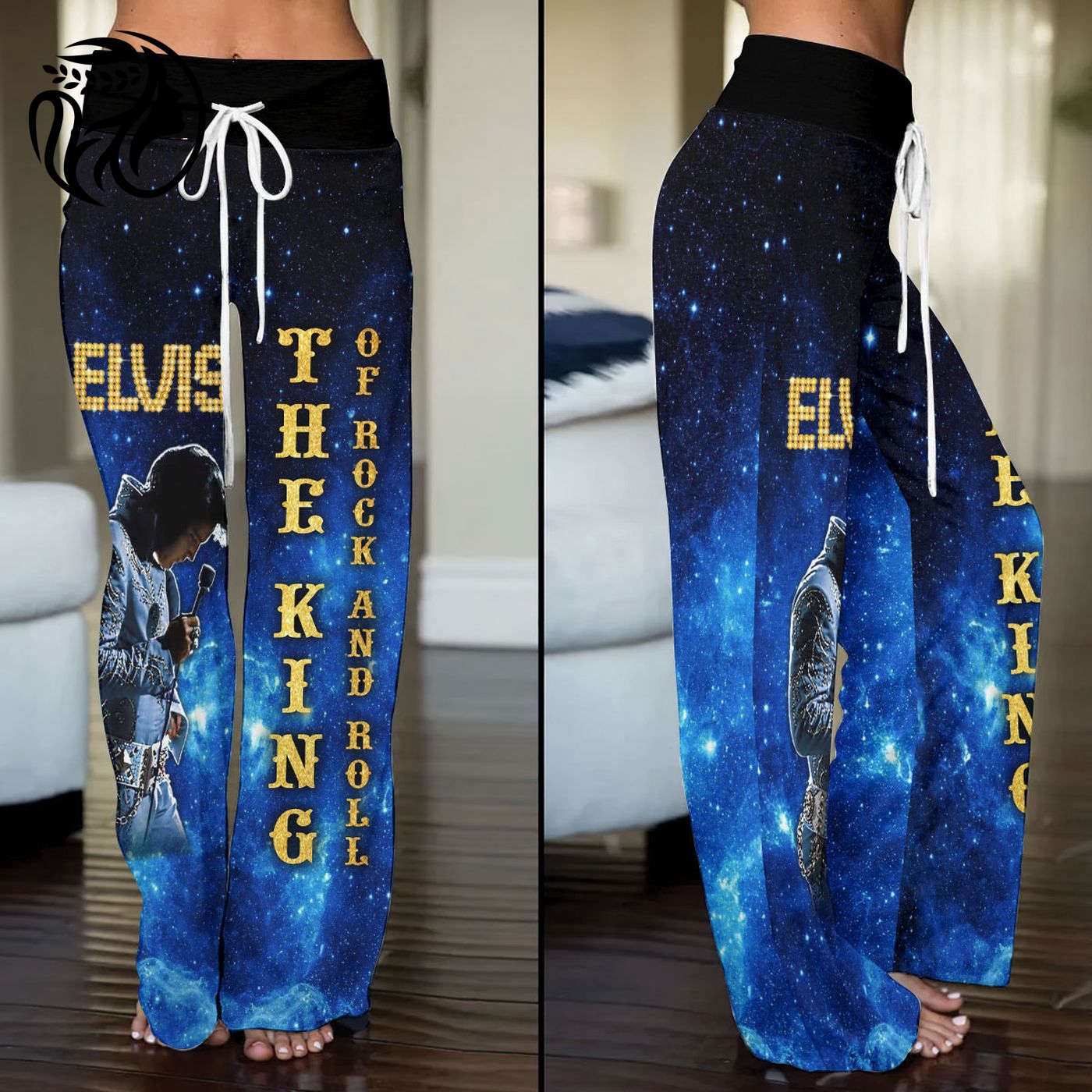 Elvis Presley High-Waisted Straight-Leg Trousers  – Gift for Women