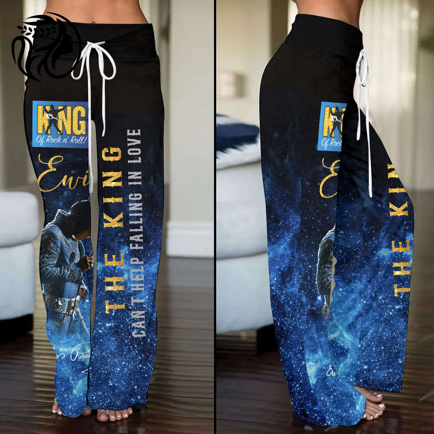 Elvis Presley High-Waisted Straight-Leg Trousers  – Gift for Women