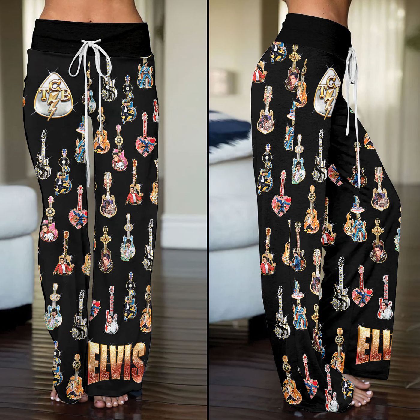 Elvis Presley High-Waisted Straight-Leg Trousers  – Gift for Women