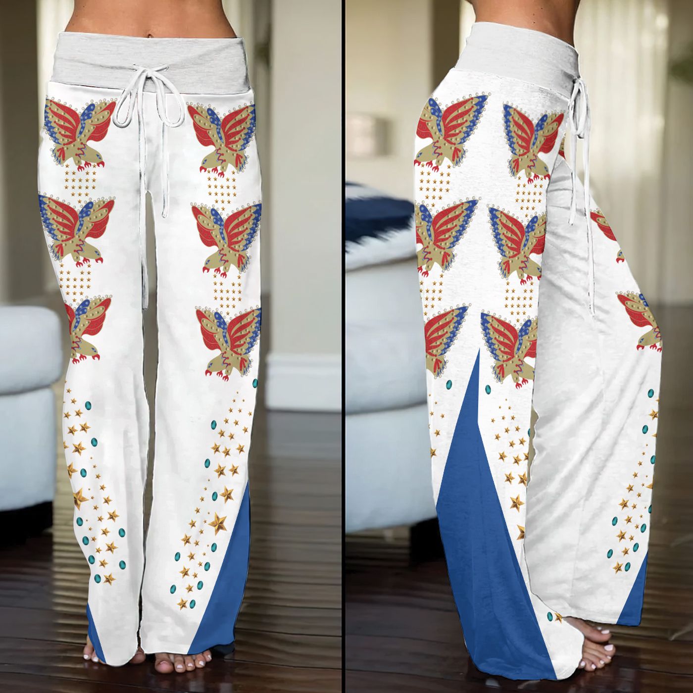 Elvis Presley High-Waisted Straight-Leg Trousers  – Gift for Women