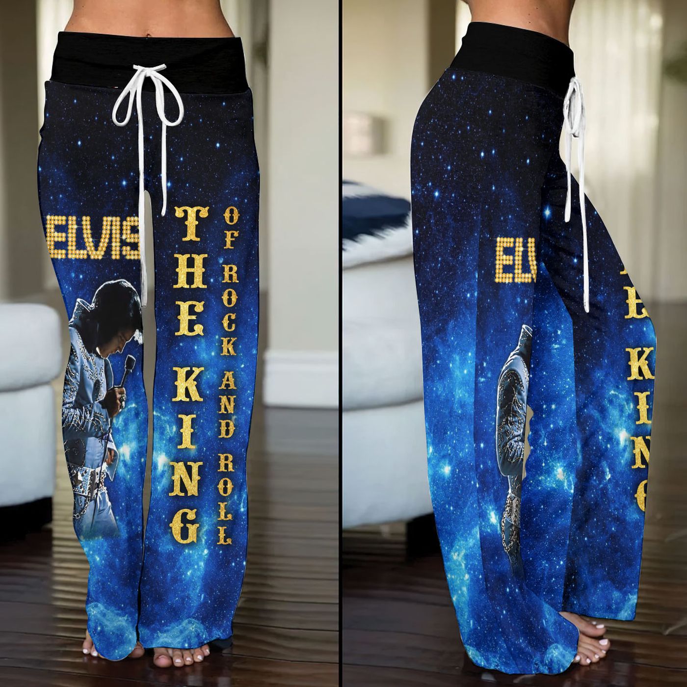 Elvis Presley High-Waisted Straight-Leg Trousers  – Gift for Women
