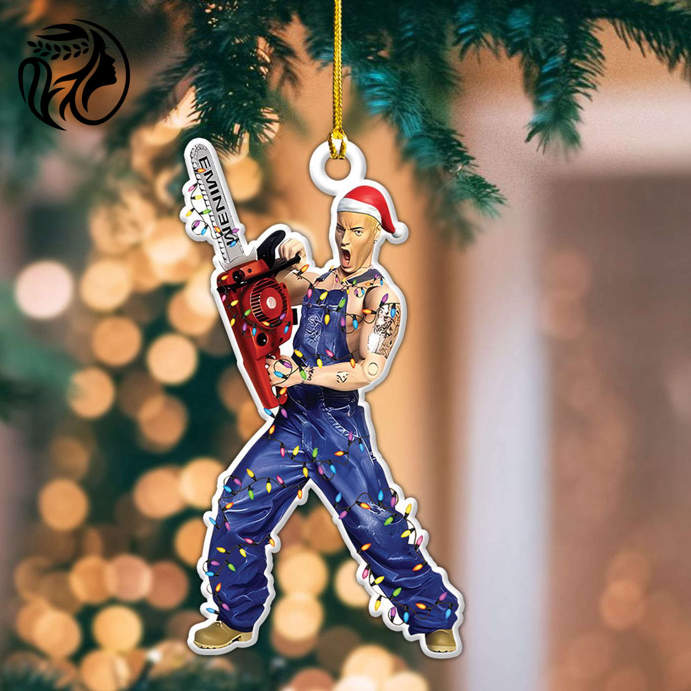 Eminem Custom Shape 2-sided Acrylic Ornament