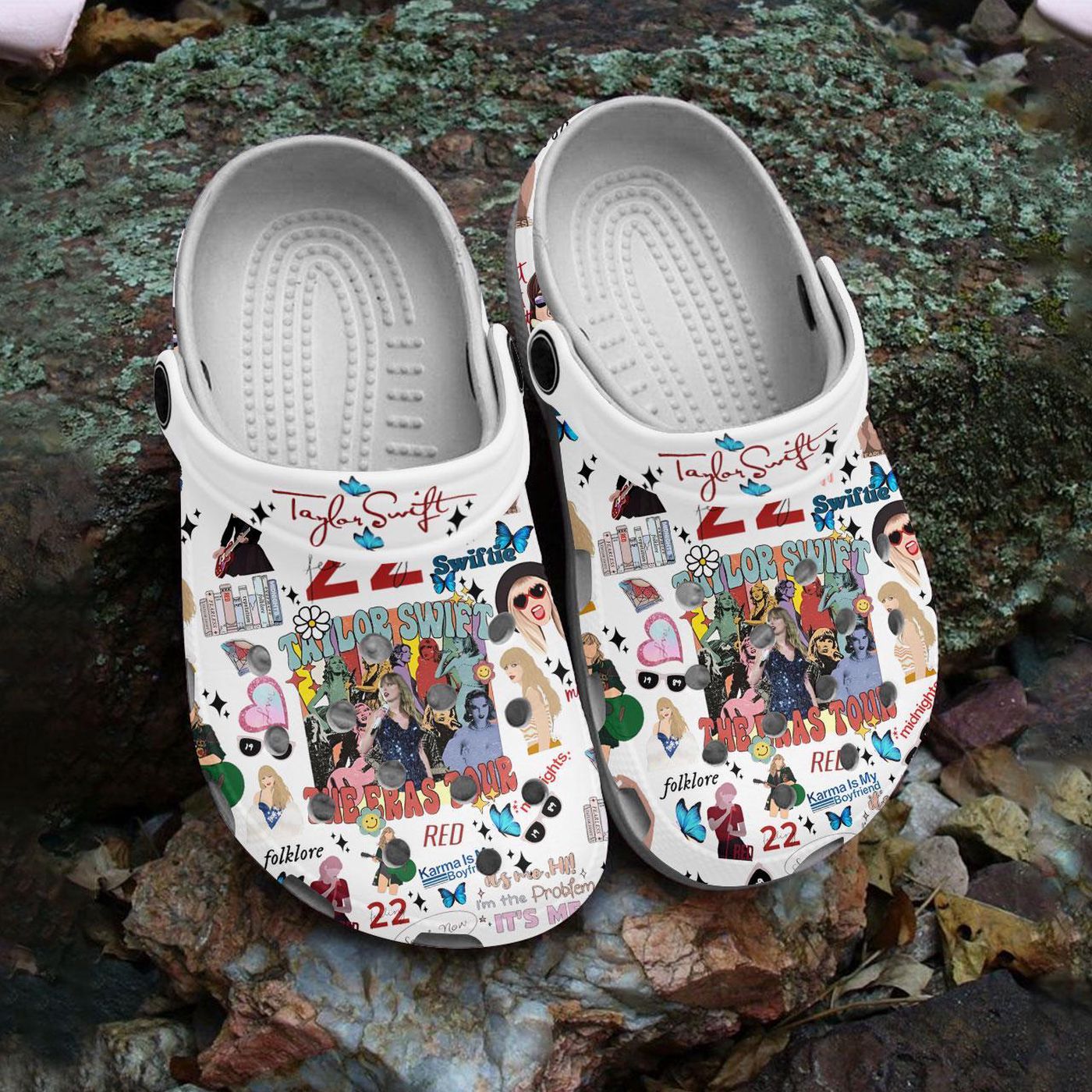 Eras Tour Taylor Swift Clogs: Unisex Music Star Clogs for Fans Trendy Footwear