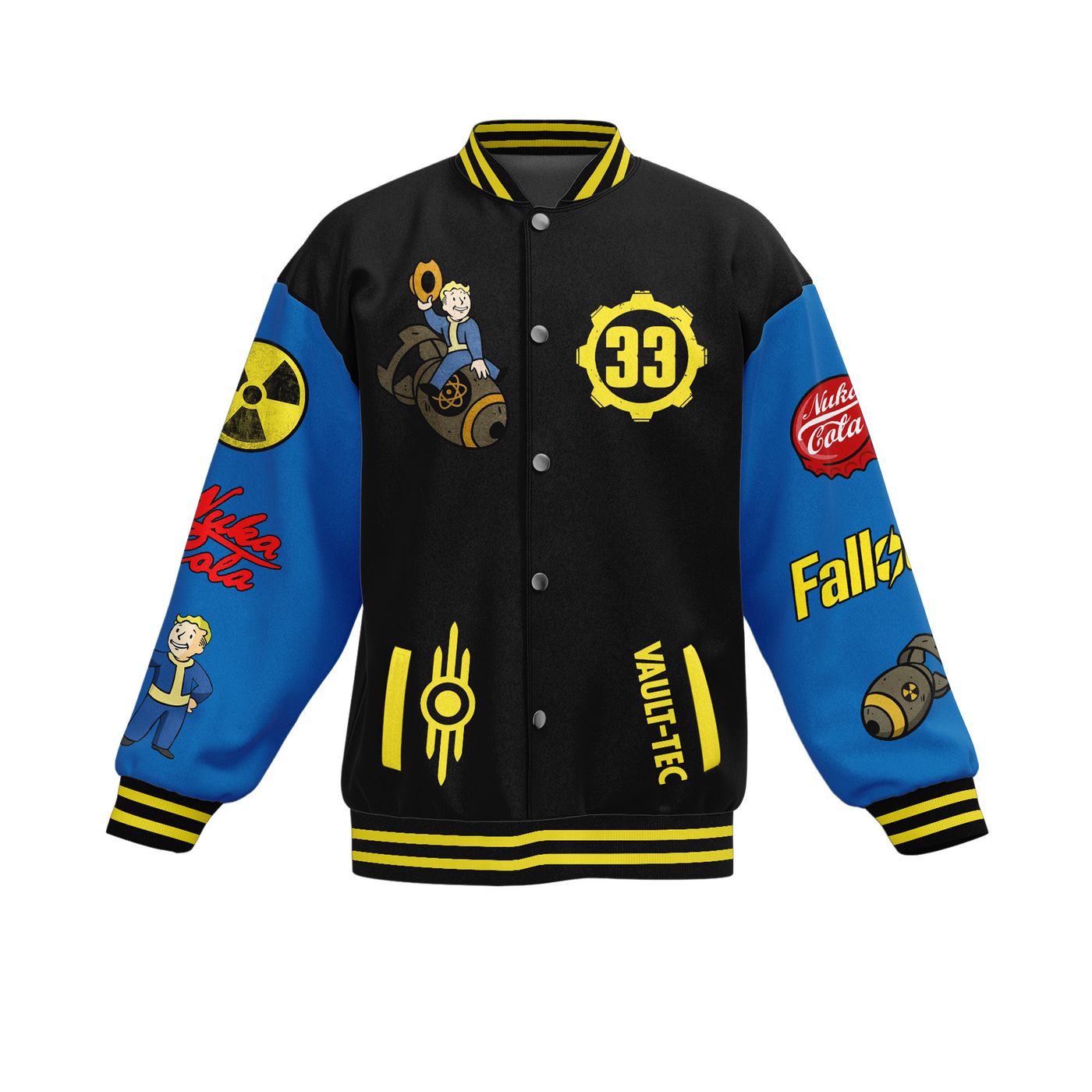 Fallout New Premium Baseball Jacket Gift For Fan Fallout New Premium Baseball Jacket Gift For Fan