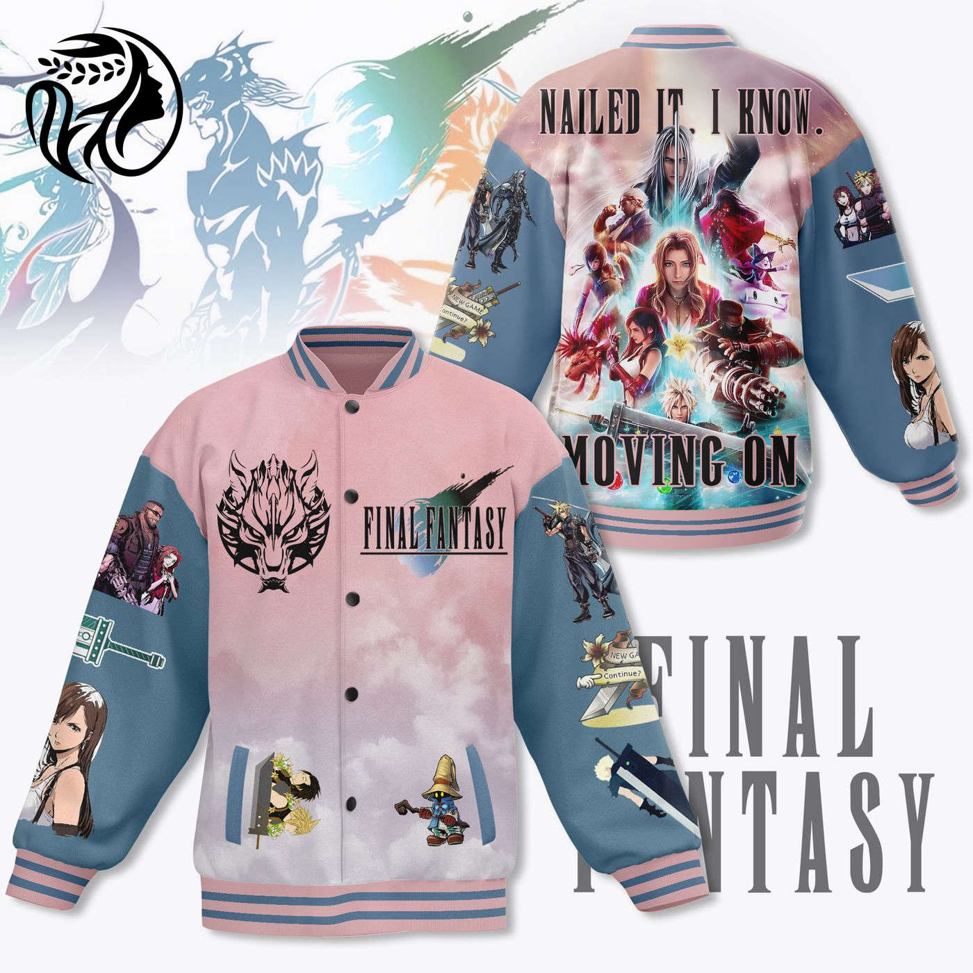 Final Fantasy VII New Premium Baseball Jacket Gift For Fan
