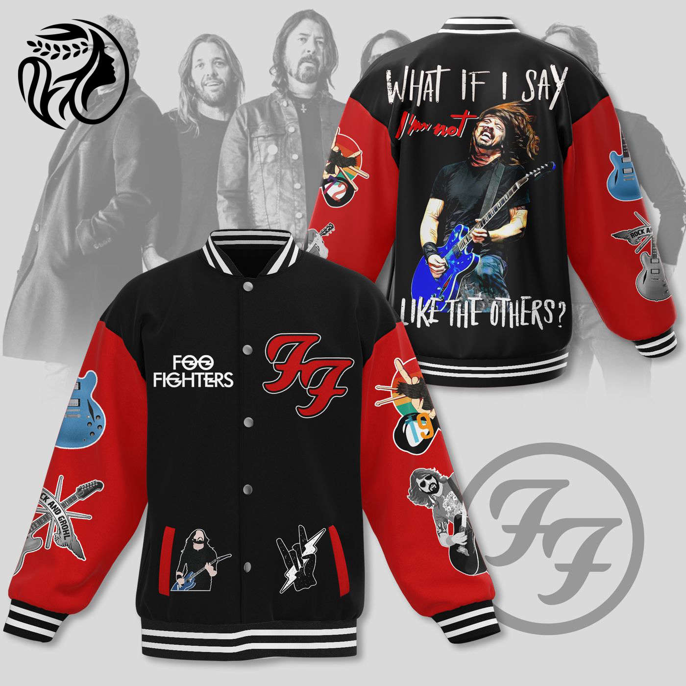 Foo Fighters New Premium Baseball Jacket Gift For Fan