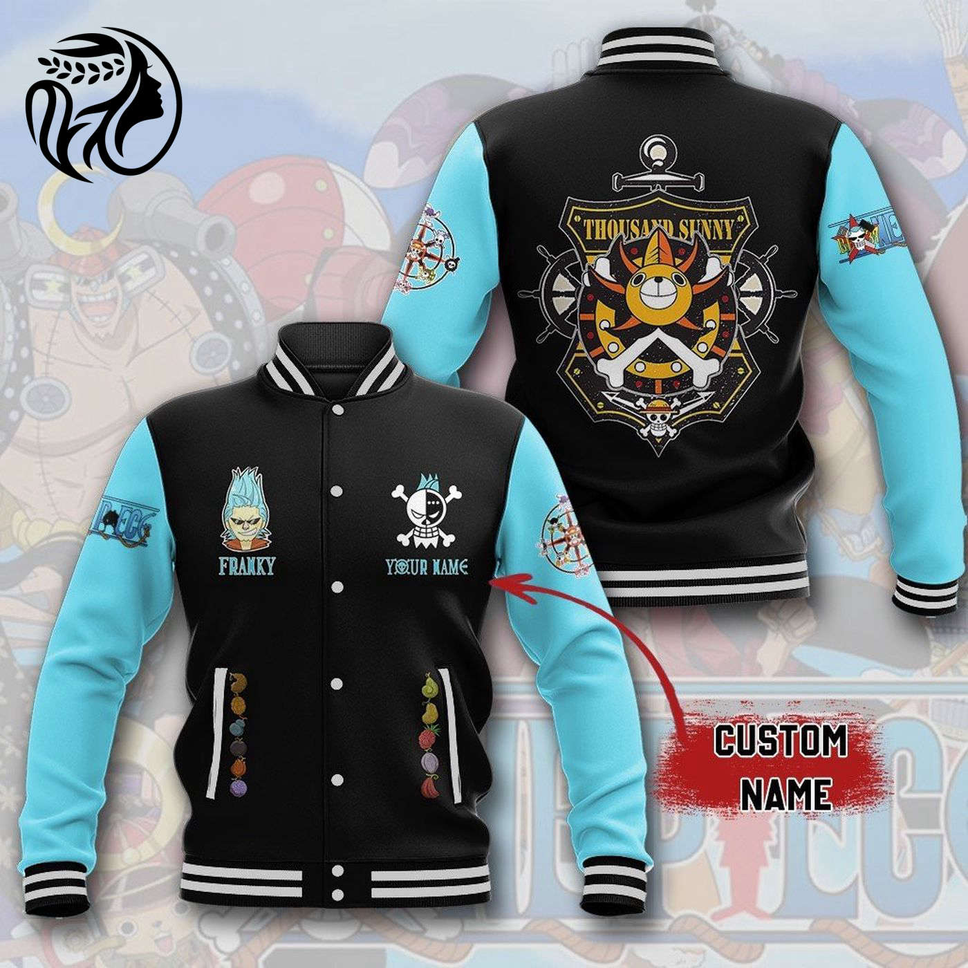 Franky One Piece New Premium Baseball Jacket Gift For Fan