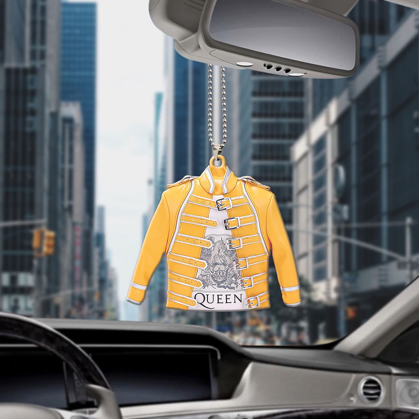 Freddie Mercury Custom Shape-sided Acrylic Car Ornament