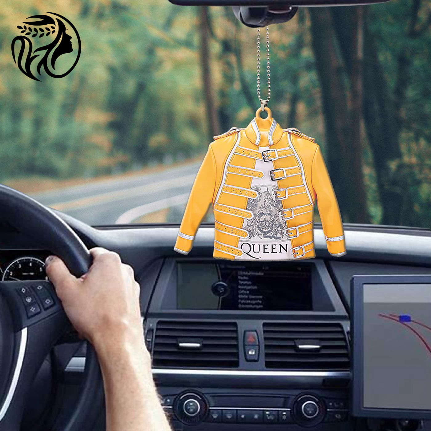 Freddie Mercury Custom Shape-sided Acrylic Car Ornament
