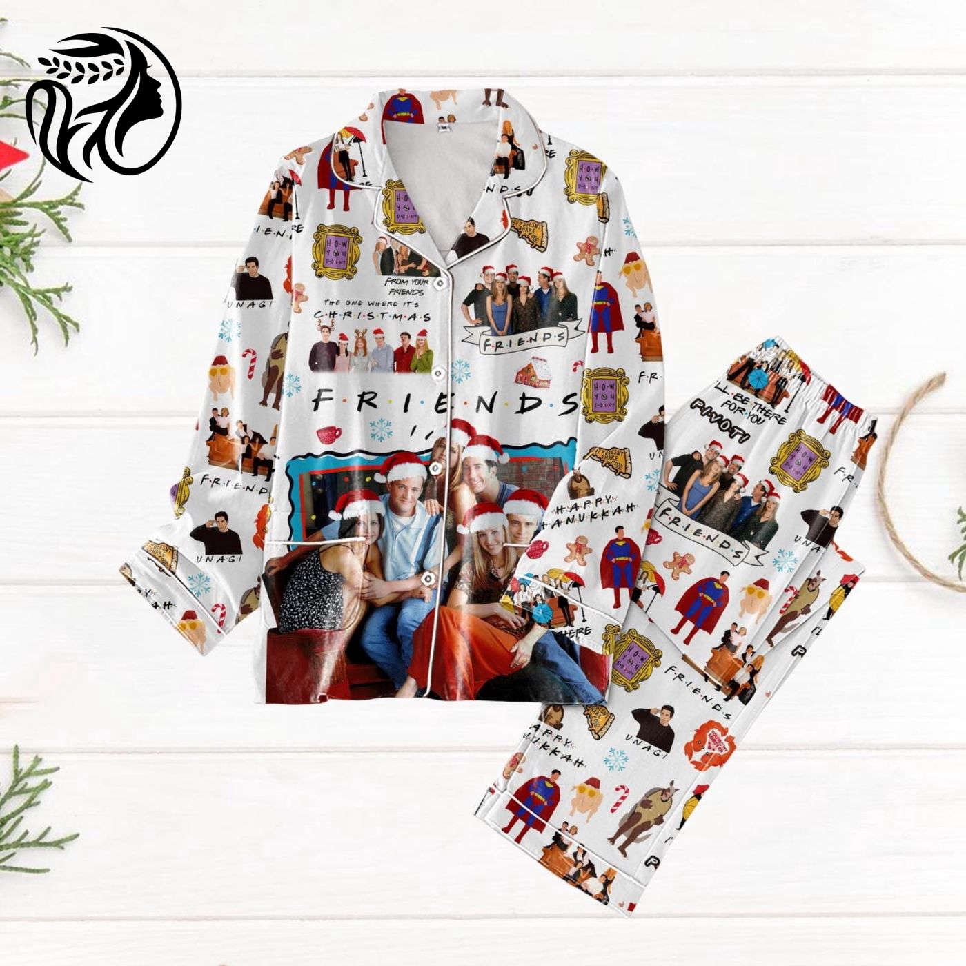 Get Cozy with Friends TV Show Pajamas & Shirts: Perfect for Xmas!