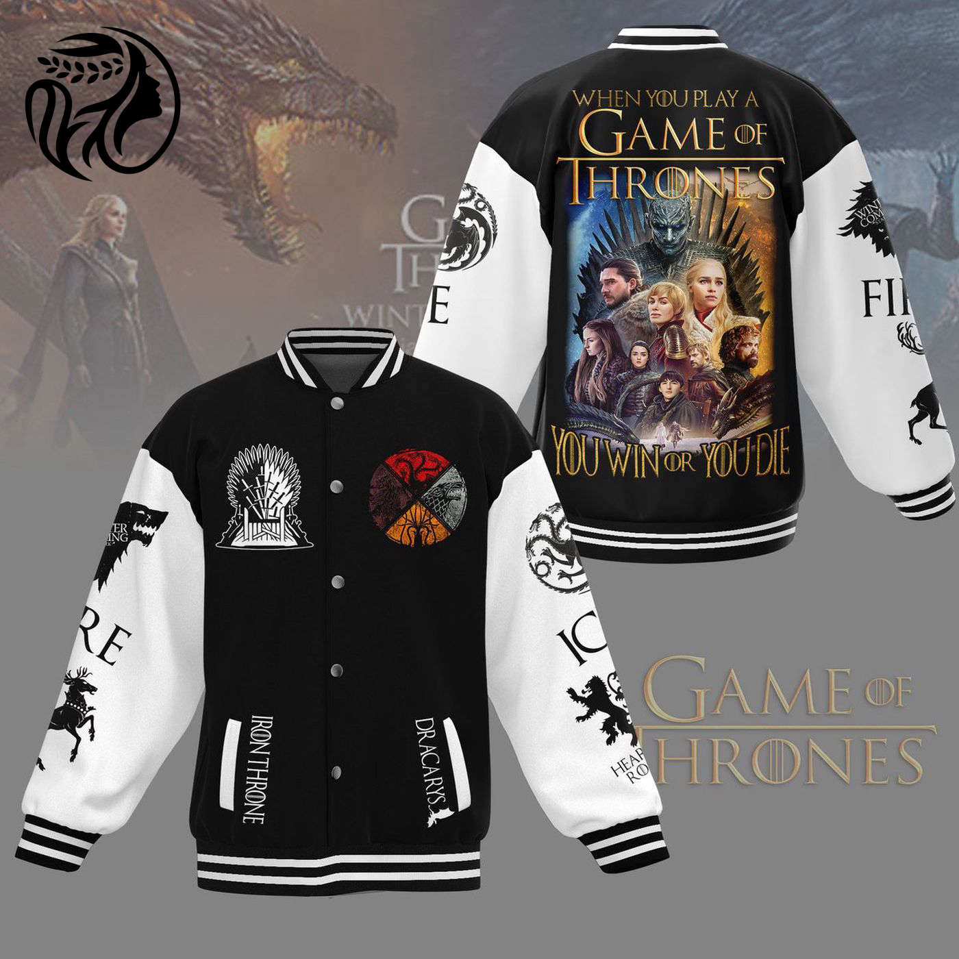 Game of Thrones New Premium Baseball Jacket Gift For Fan