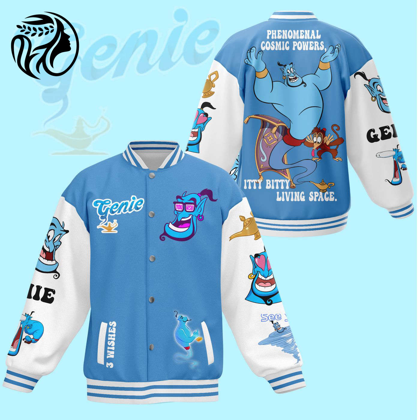 Genie New Premium Baseball Jacket Gift For Fan