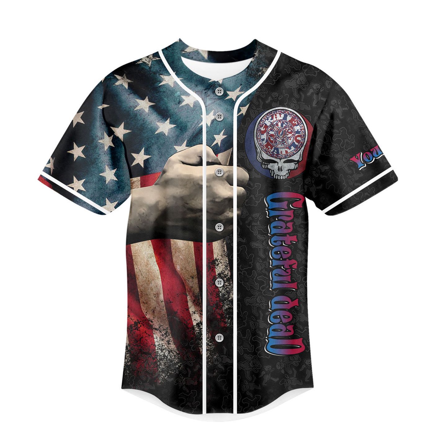 Grateful Dead Baseball Jersey For Men Women And Kids Gift