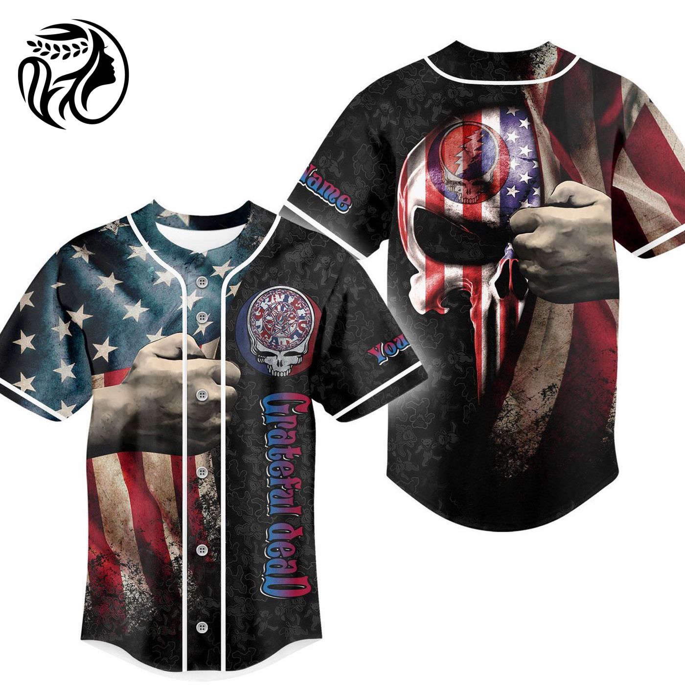 Grateful Dead Baseball Jersey For Men Women And Kids Gift