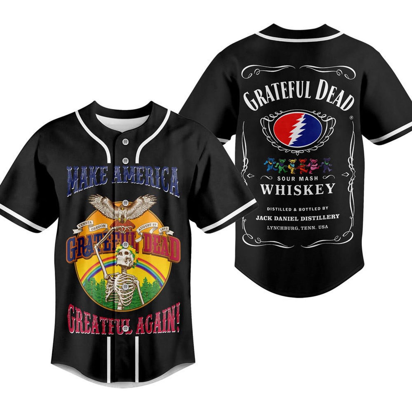 Grateful Dead Baseball Jersey For Men Women And Kids Gift Grateful Dead Baseball Jersey For Men Women And Kids Gift