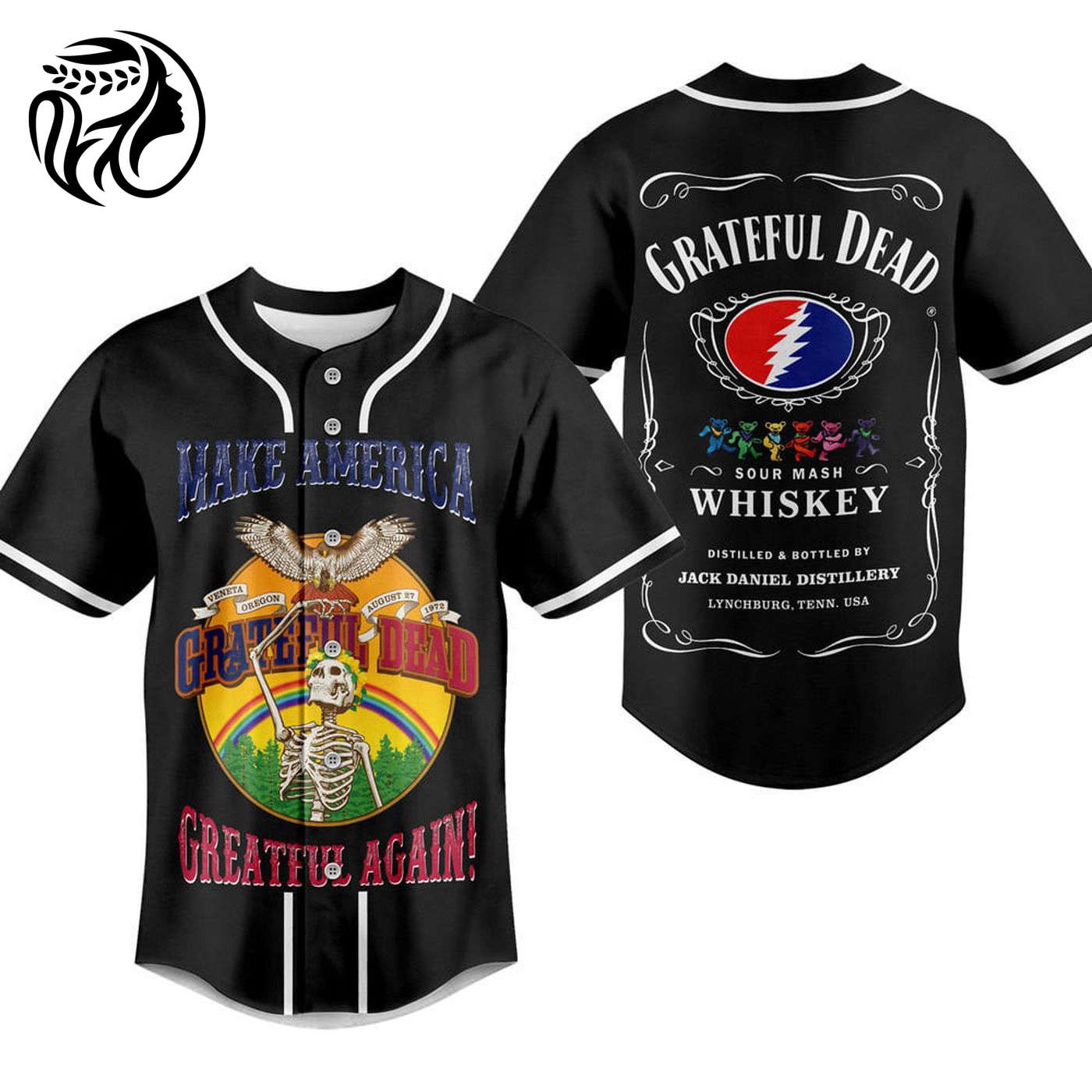 Grateful Dead Baseball Jersey For Men Women And Kids Gift