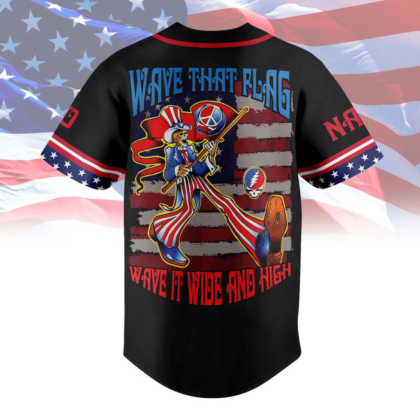 Grateful Dead Baseball Jersey For Men Women And Kids Gift