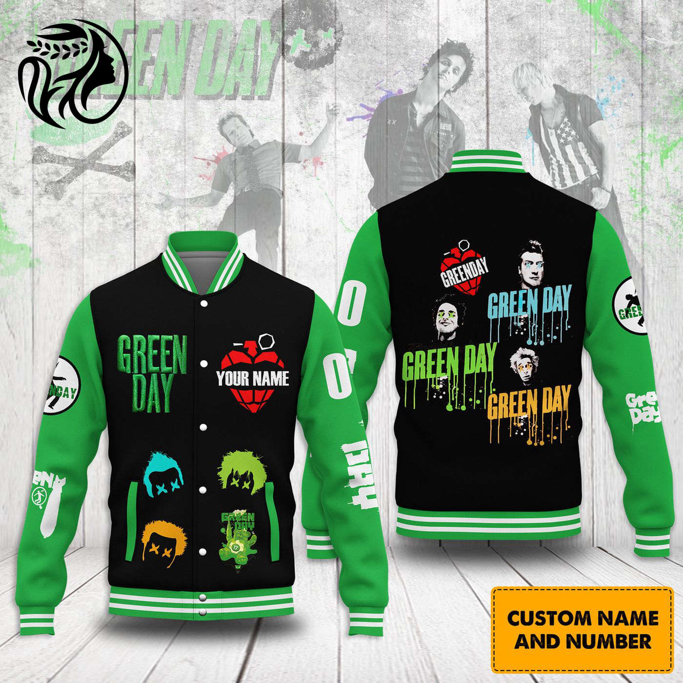 Green Day New Premium Baseball Jacket Gift For Fan