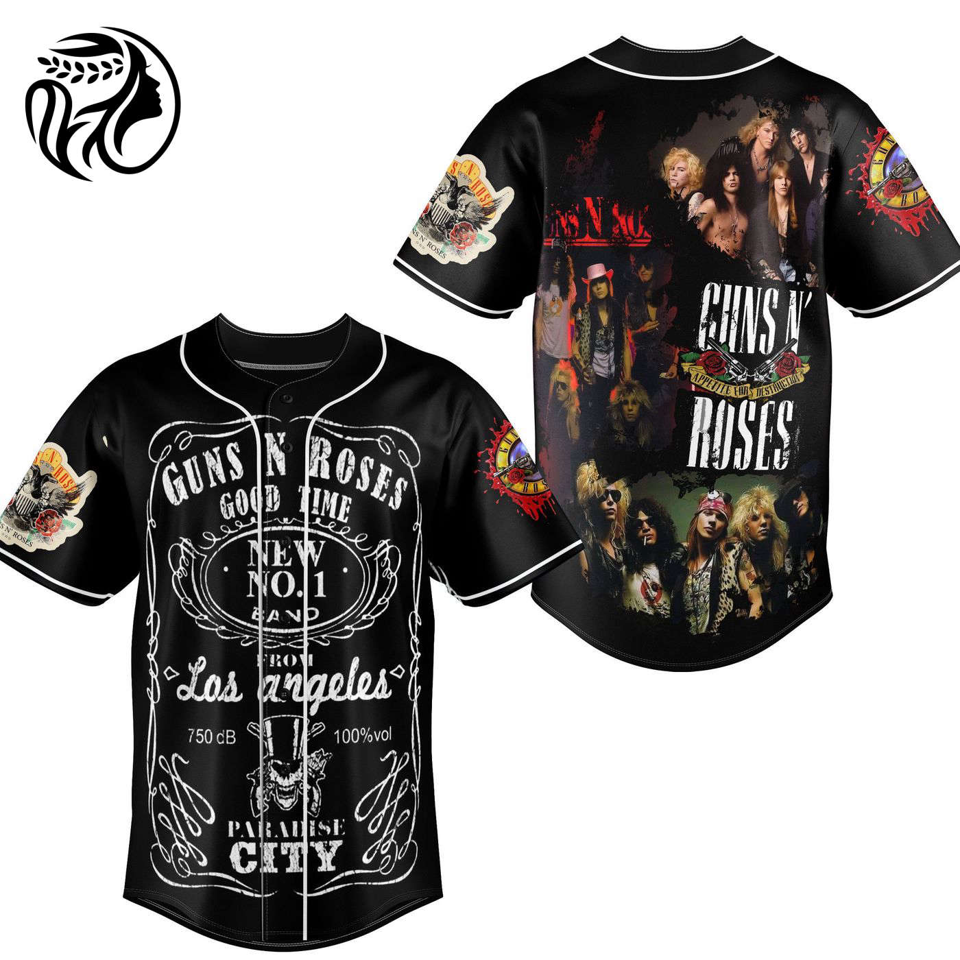 Guns N Roses Baseball Jersey For Men Women And Kids Gift