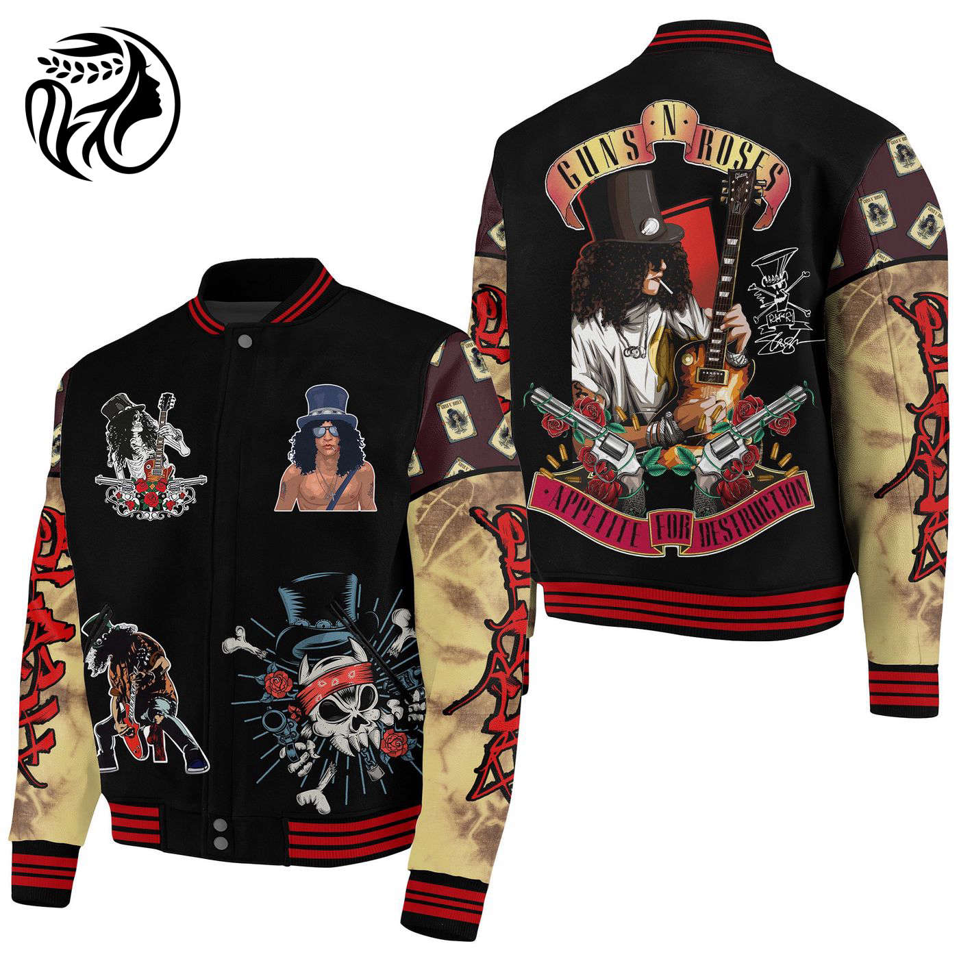 Guns N Roses New Premium Baseball Jacket Gift For Fan